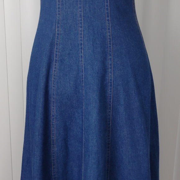 DKNY Vintage Blue Denim Women's Dress. - Picture 8 of 14
